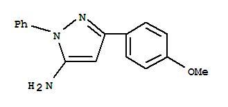 5-氨基-3-(4-甲氧苯基)-1-苯基吡唑