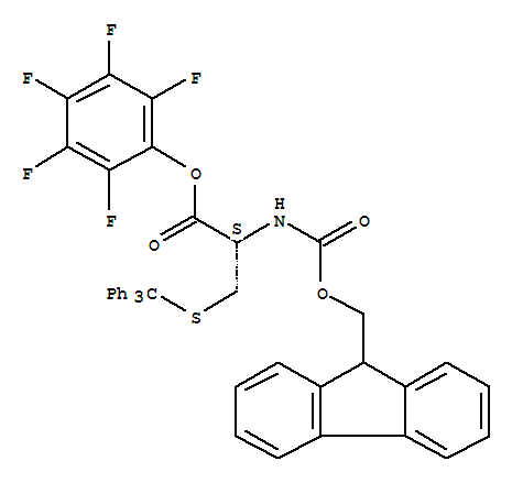 N-[芴甲氧羰基]-S-(三苯甲基)-D-半胱氨酸五氟苯基酯