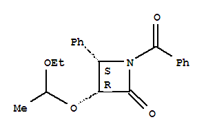 (3R,4S)-1-苯甲酰-3-(1-乙氧乙氧基)-4-苯基-2-氮雜環丁酮