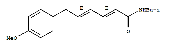 (2E,4E)-6-(4-甲氧基苯基)-N-(2-甲基丙基)-2,4-己二烯酰胺