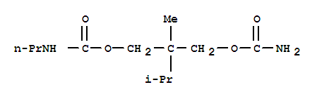 N-丙基氨基甲酸 2-(氨基甲酰氧基甲基)-2,3-二甲基丁酯