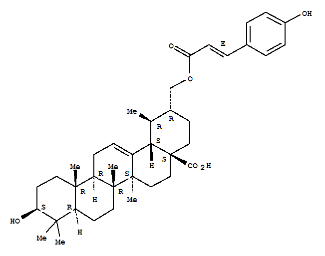 3beta-羥基烏蘇-30-對(duì)羥基肉桂酰基-12-烯-28-酸對(duì)照品(標(biāo)準(zhǔn)品) | 260393-05-3