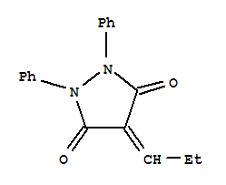 1,2-二苯基-4-亞丙基-3,5-吡唑烷二酮