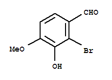 2-溴-3-羥基-4-甲氧基苯甲醛