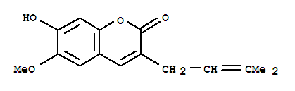 7-羥基-6-甲氧基-3-異戊烯基香豆素對照品(標(biāo)準(zhǔn)品) | 299159-90-3