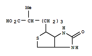 2-甲基-5-(2-氧代-1,3,3a,4,6,6a-六氫噻吩并[3,4-d]咪唑-6-基)戊酸