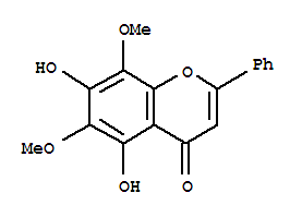 5,7-二羥基-6,8-二甲氧基黃酮