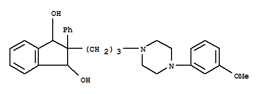 2-[3-[4-(3-甲氧基苯基)哌嗪-1-基]丙基]-2-苯基-1,3-二氫茚-1,3-二醇