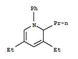 3,5-二乙基-1,2-二氫-1-苯基-2-正丙基吡啶