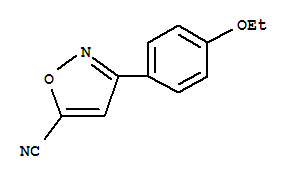 3-(4-乙氧基苯基)-1,2-惡唑-5-甲腈