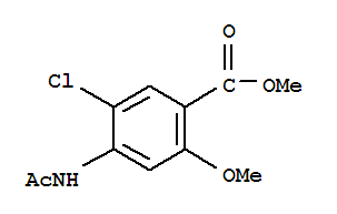 5-氯-4-乙酰氨基-2-甲氧基苯甲酸甲酯