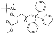 (3R)-叔丁基二甲硅氧基-5-氧代-6-三苯基膦烯己酸甲酯