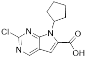 2-氯-7-環戊基-N,N-二甲基-7h-吡咯并[2,3-d]嘧啶-6-羧酰胺