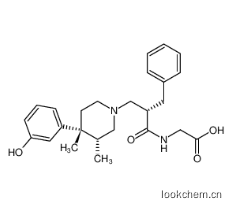 2-([(2S)-2-([(3R,4R)-4-(3-羥基苯基)-3,4-二甲基哌啶-1-基]甲基)-3-苯基丙酰]氨基)乙酸