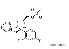 cis-甲磺酸-[2-(2,4-二氯苯基)-2-(1H-1,2,4-三唑-1-基甲基)-1,3-二氧戊環-4-基]甲酯