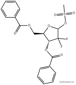 2-脫氧-2,2-二氟-D-赤式-戊呋喃糖-3,5-二苯甲酰基-1-甲磺酸酯