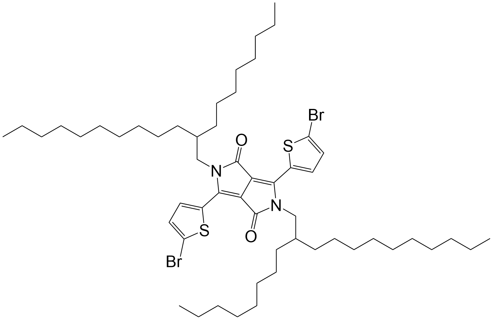3,6-雙(5-溴噻吩-2-基)-2,5-雙(2-辛基十二烷基)吡咯并[3,4-C]吡咯-1,4(2H,5H)二酮(DPP-3)