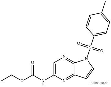 N-[5-[(4-甲基苯基)磺酰基]-5H-吡咯并[2,3-B]吡嗪-2-基]氨基甲酸乙酯