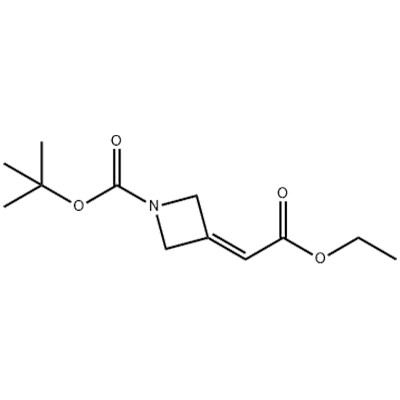 3-(2-乙氧基-2-氧代亞乙基)氮雜環丁烷-1-甲酸叔丁酯