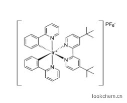 (4,4'-二叔丁基-2,2'-聯吡啶)雙[(2-吡啶基)苯基]銥(III)六氟磷酸鹽
